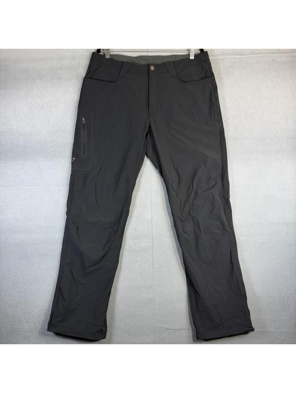 Outdoor Research Ferrosi Pants Mens 36 Black Nylon Stretch Chino Hiking